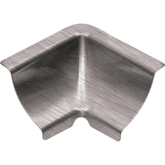 DILEX-EHK Inside Corner 90° 2-Way with 23/32" (18.5 mm) Radius - Brushed Stainless Stell (V2)