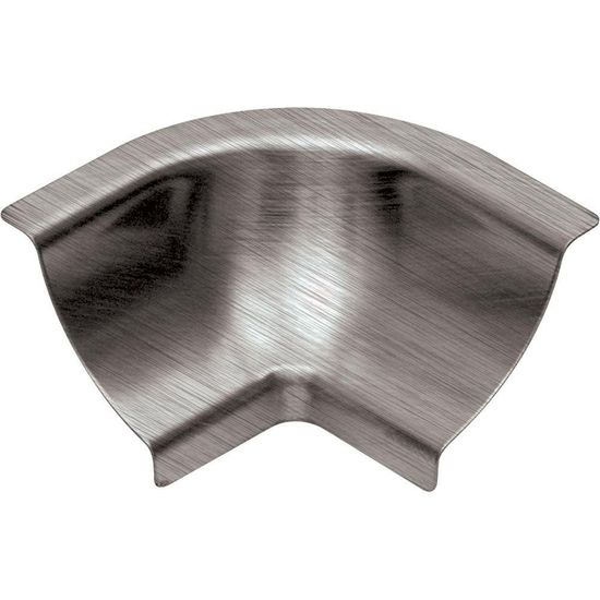 DILEX-EHK Inside Corner 90° 3-Way with 23/32" (18.5 mm) Radius - Brushed Stainless Stell (V2)