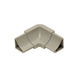 DILEX-HKW Inside Corner 90° 2-Way with 11/16" Radius PVC Plastic Grey