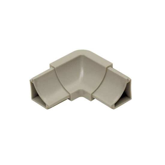 DILEX-HKW Inside Corner 90° 2-Way with 11/16" (18 mm) Radius - PVC Plastic Grey