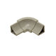 DILEX-HKW Inside Corner 90° 3-Way with 11/16" Radius PVC Plastic Grey