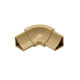 DILEX-HKW Inside Corner 90° 3-Way with 11/16" Radius PVC Plastic Light Beige