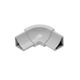 DILEX-HKW Inside Corner 90° 3-Way with 11/16" Radius PVC Plastic Classic Grey