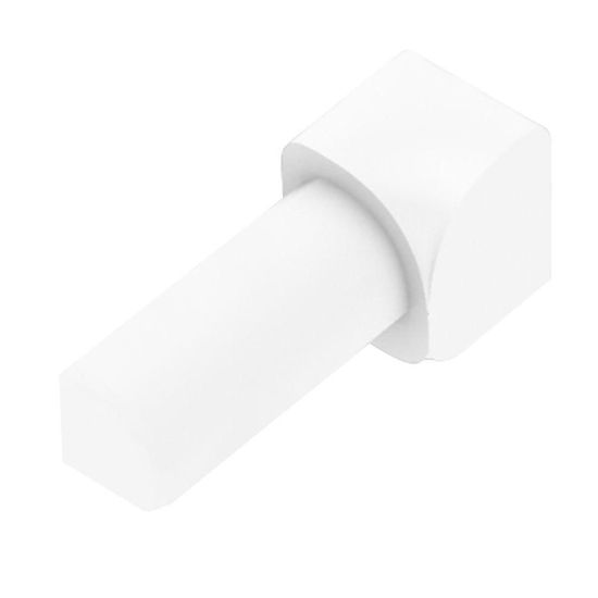 RONDEC Inside Corner 90° - PVC Plastic Bright White 3/8" (10 mm) 