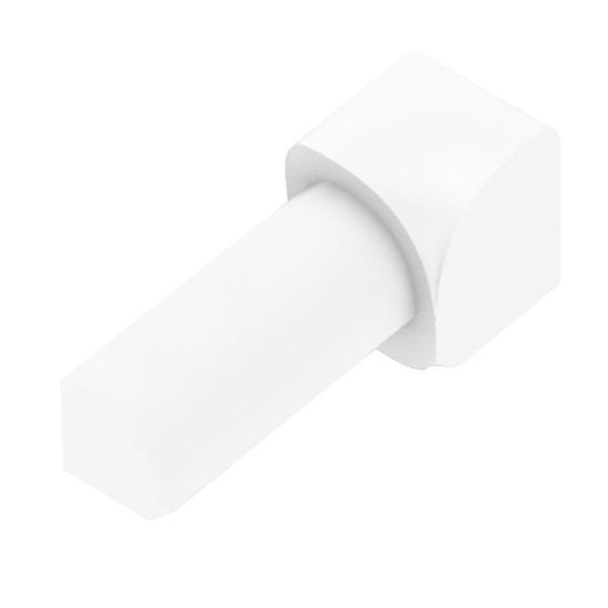 RONDEC Inside Corner 90° - PVC Plastic Bright White 1/4" (6 mm) 