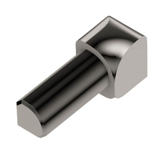 RONDEC Inside Corner 90° - Aluminum Anodized Polished Nickel 3/8" (10 mm) 