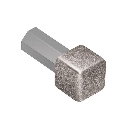 RONDEC Inside Corner 90° - Aluminum Stone Grey 3/8" (10 mm) 