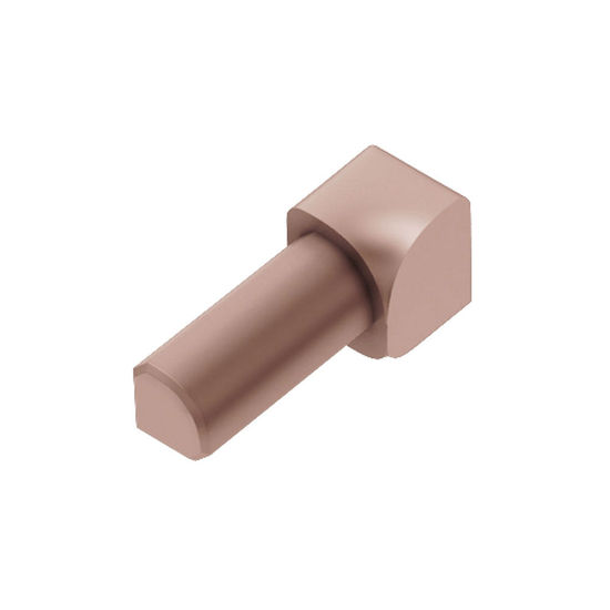 RONDEC Inside Corner 90° - Aluminum Anodized Matte Copper 1/2" (12.5 mm) 