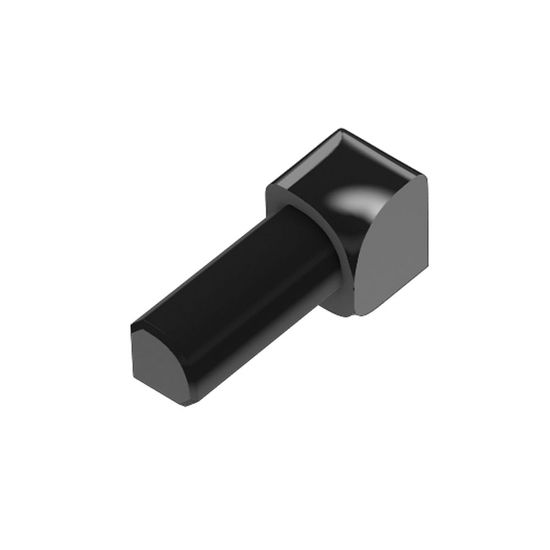 RONDEC Inside Corner 90° - Aluminum Anodized Bright Black 1/4" (6 mm) 