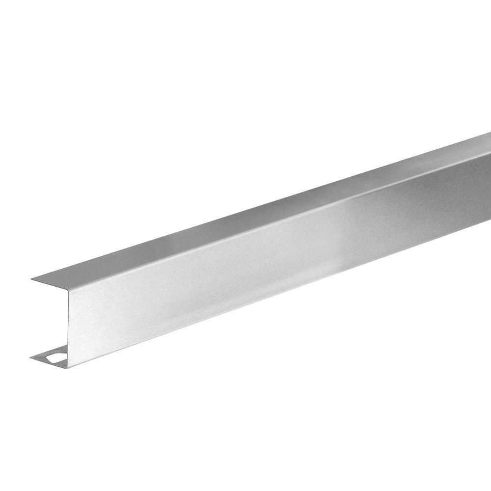 Schluter KERDIBOARDZC Finishing UShaped Profile Brushed Stainless