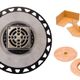 KERDI-DRAIN Drain Kit with Flange ABS Plastic 2" with Square Grate Stainless Steel 4"