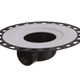 KERDI-Drain-H Horizontal Flange ABS without seals and corners Black 2" Outlet