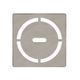 KERDI-DRAIN Square Grate Kit Pure Stainless Steel (V2) Stone Grey 4"