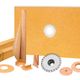 KERDI-SHOWER-KIT Shower Kit with Center Outlet Position without Grate with 2" ABS Flange 48" x 72"