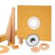 KERDI-SHOWER-KIT Shower Kit with Center Outlet Position without Grate with 2" PVC Flange 48" x 48"