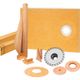 KERDI-SHOWER-KIT Ensemble de douche avec position de sortie décentrée sans gille avec ABS bride 2" - 38" x 60"