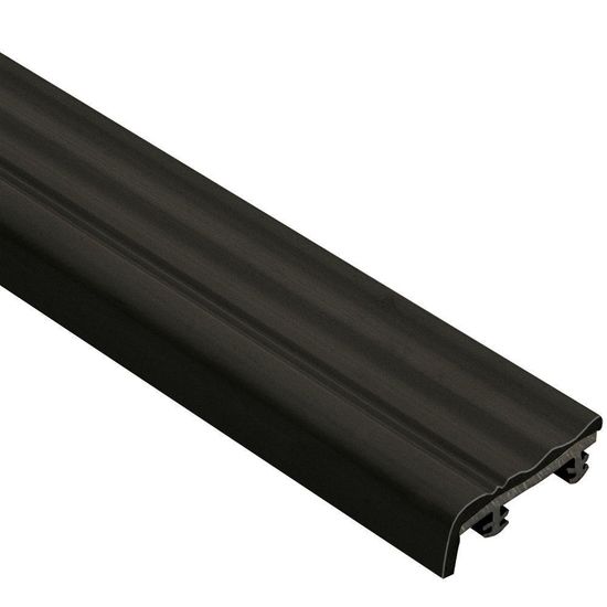 TREP-S Insert de remplacement - plastique PVC  noir 1-1/32" (26 mm) x 8' 2-1/2"
