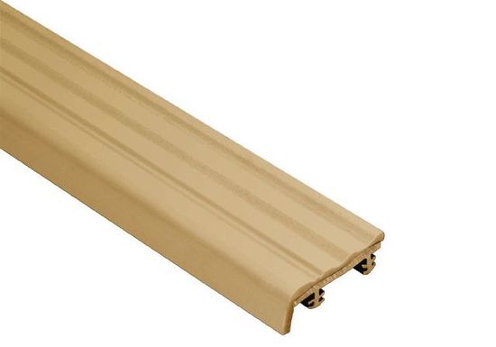 TREP-S Insert de remplacement - plastique PVC  beige clair 1-1/32" (26 mm) x 8' 2-1/2"