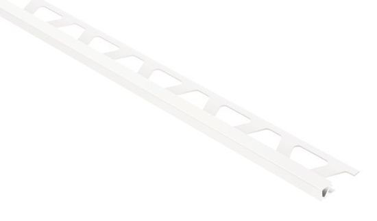 QUADEC Square Edge Trim - PVC Plastic Bright White 3/8" (10 mm) x 8' 2-1/2"