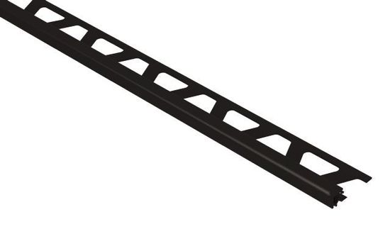 QUADEC Square Edge Trim - PVC Plastic Black 1/2" (12.5 mm) x 8' 2-1/2"