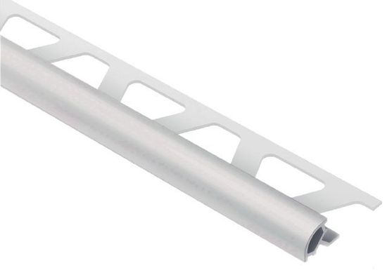 RONDEC Bullnose Trim - PVC Plastic Light Grey 1/2" (12.5 mm) x 8' 2-1/2"