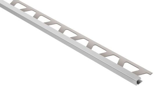 QUADEC Profilé de bordure carré - aluminium gris classique 3/8" (10 mm) x 8' 2-1/2"