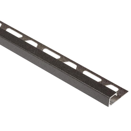 QUADEC Square Edge Trim - Aluminum Dark Anthracite 3/8" (10 mm) x 8' 2-1/2"