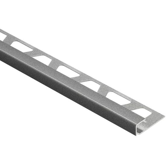 QUADEC Square Edge Trim - Aluminum Pewter 7/16" (11 mm) x 8' 2-1/2"