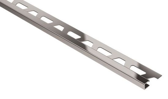 QUADEC Square Edge Trim - Stainless Steel (V4) 1/2" (12.5 mm) x 8' 2-1/2"