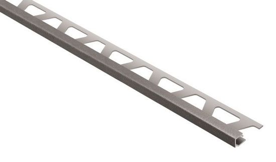 QUADEC Square Edge Trim - Aluminum Pewter 1/2" (12.5 mm) x 8' 2-1/2"