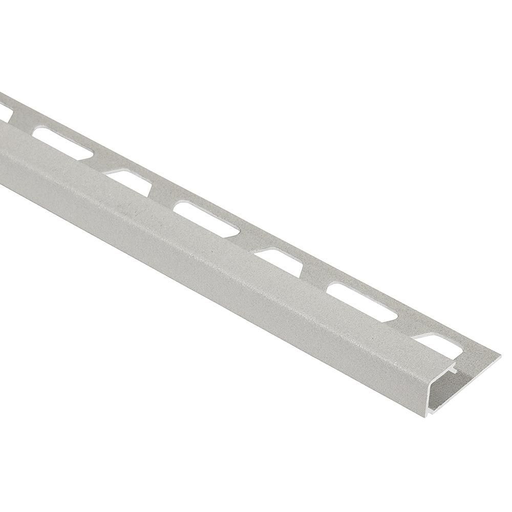 Schluter QUADEC Profilé de bordure carré aluminium grège 5/16" (8 mm) x 8' 21/2" (Q80TSBG