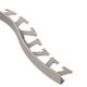 SCHIENE Profilé de bordure de mur flexible avec rebord minimal Aluminium Gris 5/16" (8 mm) x 8' 2-1/2"