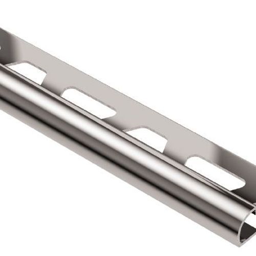 Schluter - RONDEC Profilé de bordure rond Acier inoxydable (V4) 3/8 ...