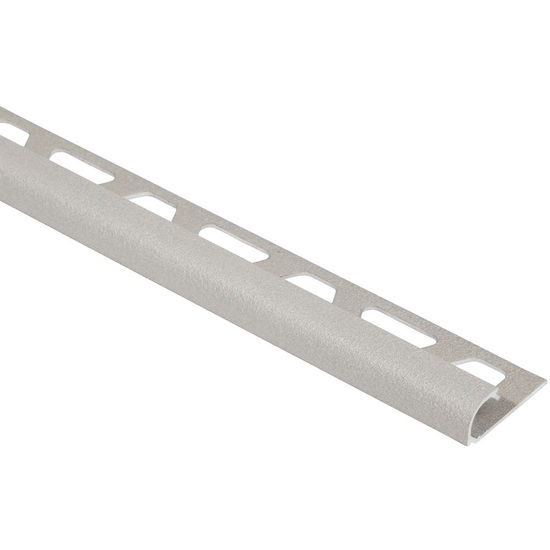 RONDEC Bullnose Trim - Aluminum  Greige 3/8" (10 mm) x 8' 2-1/2"