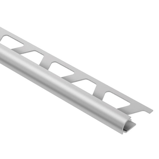 RONDEC Profilé de bordure rond - aluminium anodisé mat  1/4" (6 mm) x 8' 2-1/2"