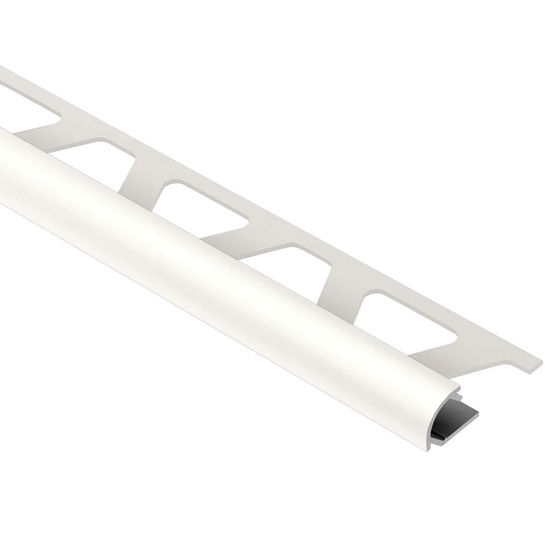 RONDEC Bullnose Trim - Aluminum  White 5/16" (8 mm) x 8' 2-1/2"