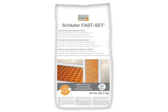 FAST-SET Specialized Rapid Setting Modified Thin-Set Mortar - White 50 lb