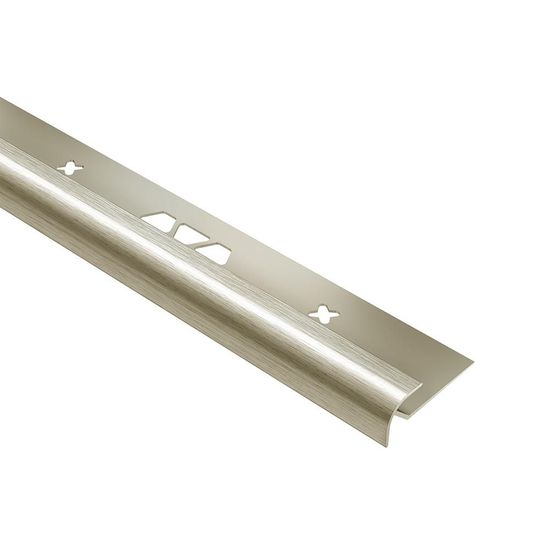 VINPRO-RO Bullnose - Aluminum Anodized Brushed Nickel 1/8" (3 mm) x 8' 2-1/2"