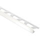 JOLLY-P Wall Tile Edging Trim PVC White 3/8" (10 mm) x 8' 2-1/2"