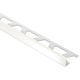 JOLLY-P Wall Tile Edging Trim PVC White 1/4" (6 mm) x 8' 2-1/2"