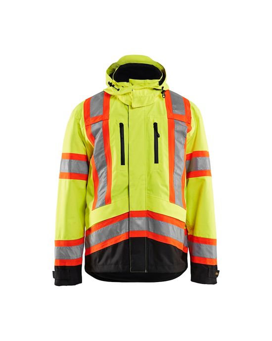 Hi-Vis Shell Jacket #3399 Yellow/Black L