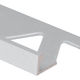Flat Tile Edge Satin Titanium 3/8" x 8'