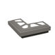 BARA-RAK Coin extérieur 90° pour profilés de bordure de balcon aluminium gris métallique