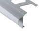 BARA-RAK Profilé de bordure de balcon à rejet d'eau aluminium gris classique 8' 2-1/2"