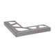 BARA-RW Coin extérieur 90° pour profilé de bordure de balcon Acier inoxydable (V2) 6" (150 mm)
