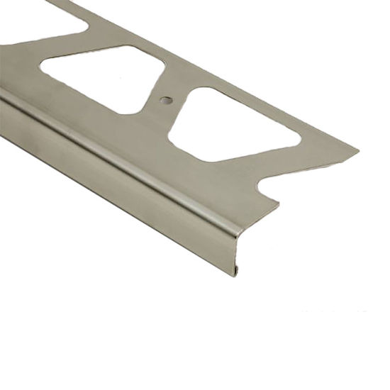 BARA-RW Profilé de bordure de balcon acier inoxydable (V2) 1" (25 mm) de x 8' 2-1/2"