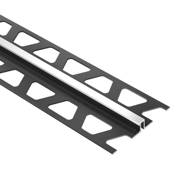DILEX-BWS Profilé pour joint de surface avec zone de mouvement de 3/16" - plastique PVC blanc éclatant 1/2" (12.5 mm) x 8' 2-1/2"
