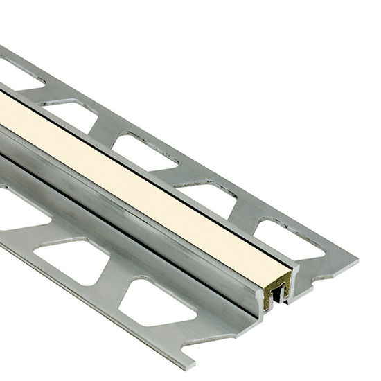 DILEX-KSN Profilé pour joint de surface avec insertion sable de 7/16" (11 mm) - Aluminium 7/16" x 8' 2-1/2"