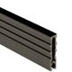 DILEX-MP Screed Expansion Profile - PVC Plastic Black 5/16" x 1-3/8" (35 mm) x 8' 2-1/2"
