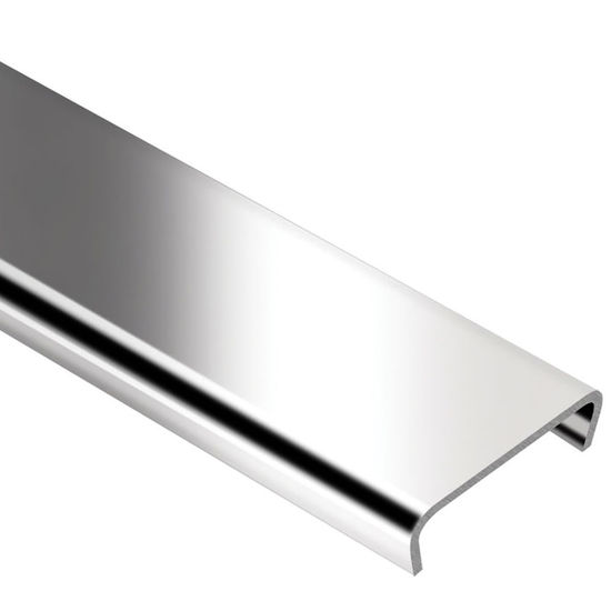 DESIGNLINE Decorative Border Profile - Stainless Steel (V2) 1/4" (6 mm) x 8' 2-1/2"